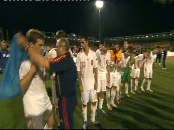 Imágenes del partido de anoche