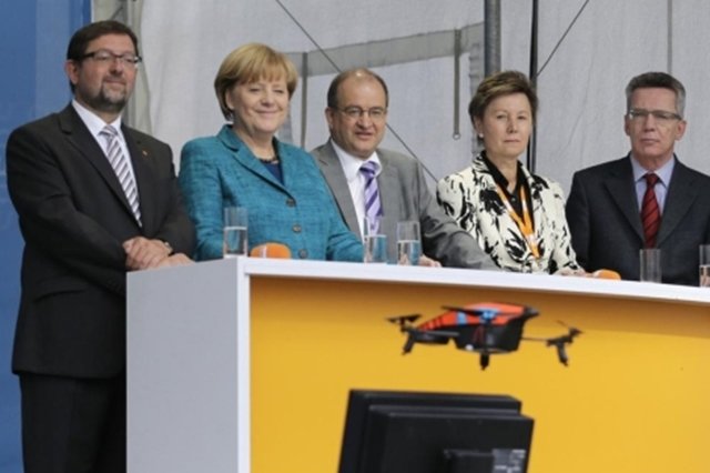 El drone fue idea del Partido Pirata