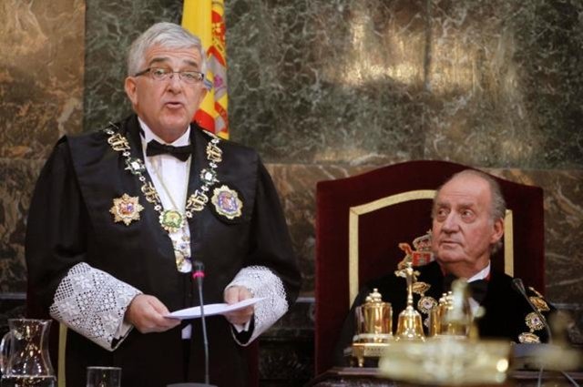 El Fiscal General del Estado y el Rey protagonizan la apertura del año judicial