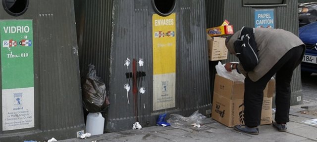 La pobreza severa se extiende hasta duplicarse con la crisis