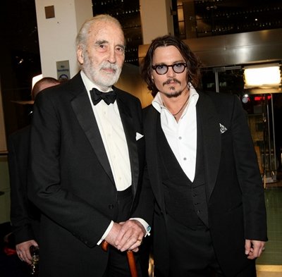 Johnny Depp rinde homenaje a Christopher Lee