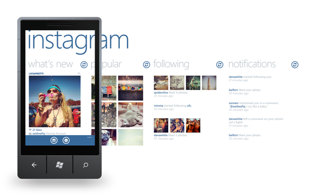Instagram ya está en Windows Phone