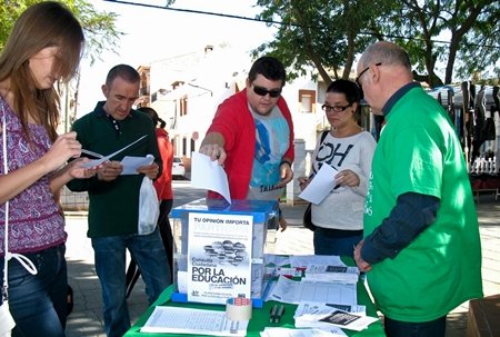 Última protesta contra la LOMCE: 1’7 millones de votos rechazan la ley y sus recortes