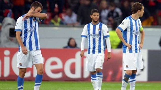 Triste final de la Real Sociedad en Champions