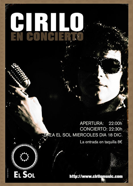 No te pierdas el próximo concierto de Cirilo en Madrid