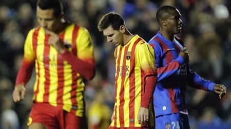 El Barça se deja dos puntos ante el Levante