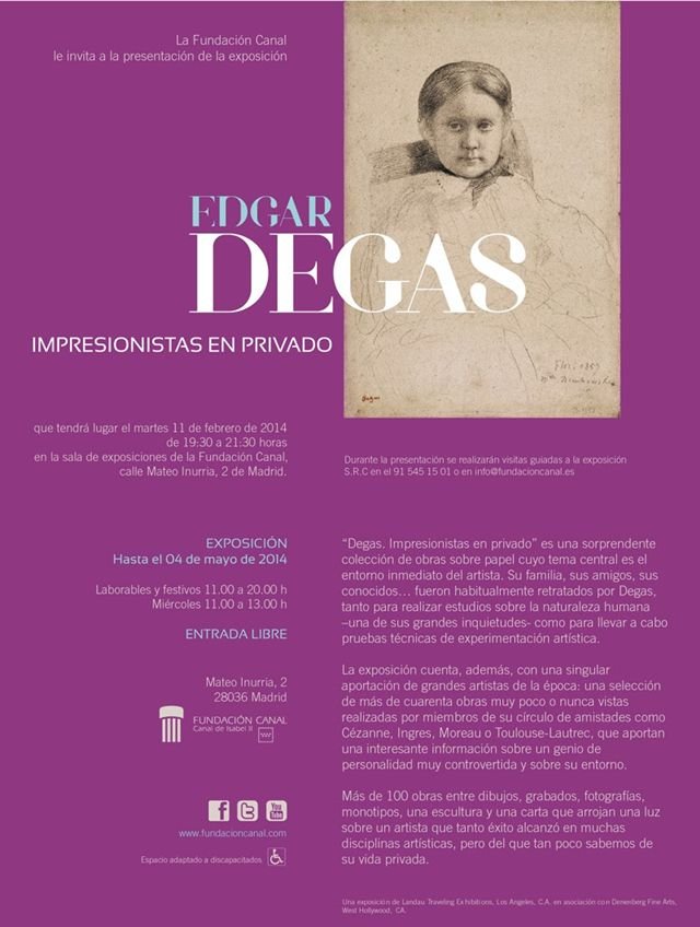 Edgar Degas. Impresionistas en privado