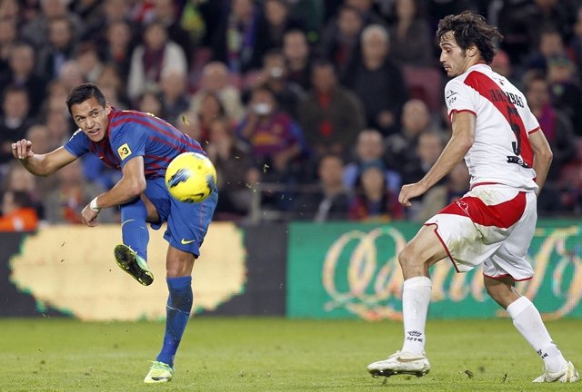 Goleada blaugrana ante el Rayo