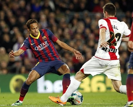 Goleada blaugrana ante el Rayo