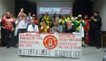 Las Marchas por la Dignidad comienzan su viaje hacia Madrid