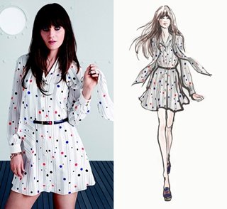 Zooey Deschanel se convierte en diseñadora fugaz para Tommy Hilfiger