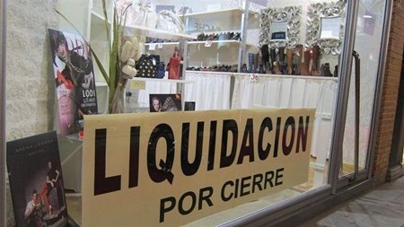 Casi 10.000 empresas y familias se declararon en quiebra