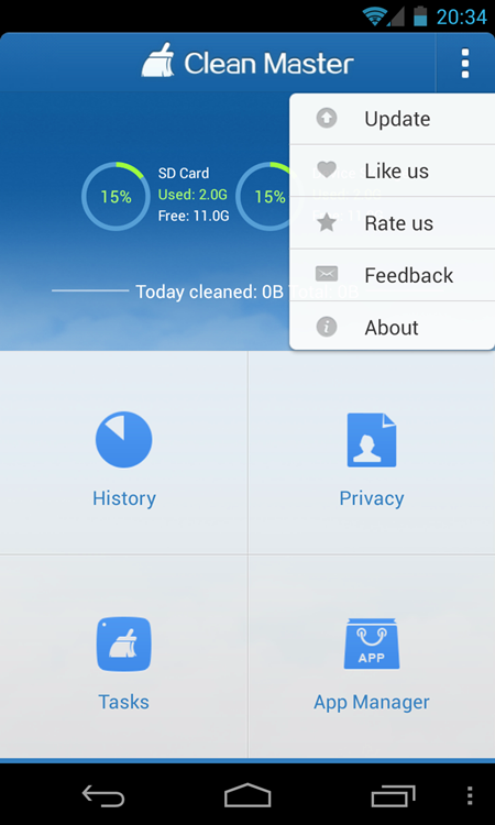 Clean Master la aplicación indispensable para Android