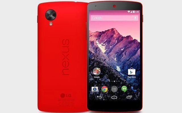 El nuevo Nexus 5 en rojo