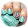 Manicura floral para dar la bienvenida a la primavera