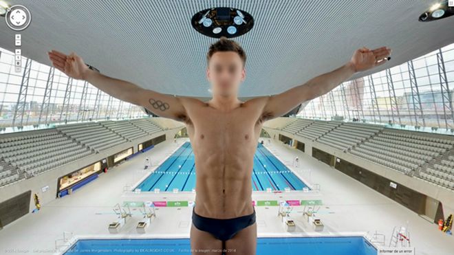Tom Daley en Google Maps
