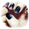 Manicura galaxy print