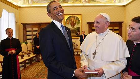 Trato VIP a Obama en el Vaticano  