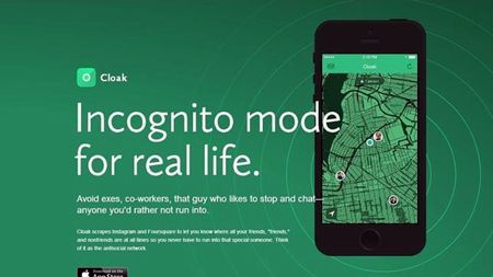Cloak, la red social menos social 