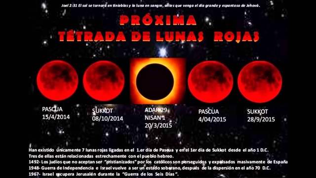Comienzan las lunas de sangre