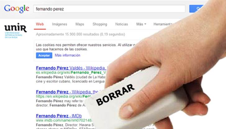 Google ¡olvida mi pasado!