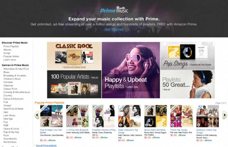 Amazon lanza Prime para competir con Spotify