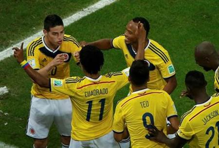 La Colombia de James Rodríguez pasa a cuartos
