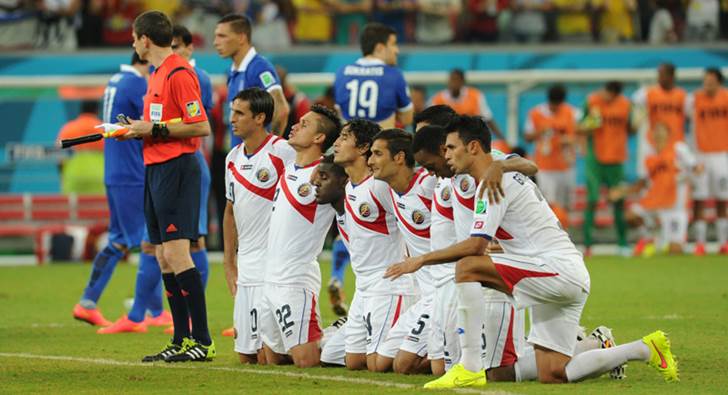 Costa Rica con diez logra llegar a cuartos