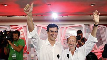 Pedro Sánchez se da a conocer a sus barones