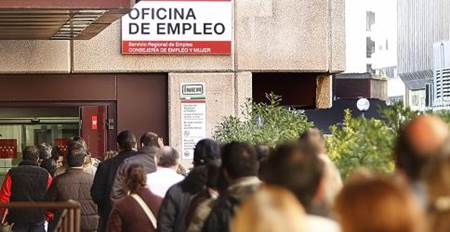 Un 10% menos de empleo en cinco años