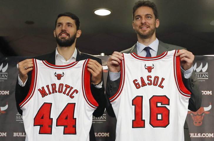Pau Gasol y Mirotic fichan por los Bulls