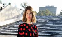 Sofia Coppola  en el front row de Louis Vuitton
