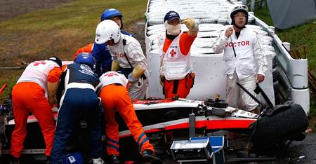 Accidente en la Formula 1