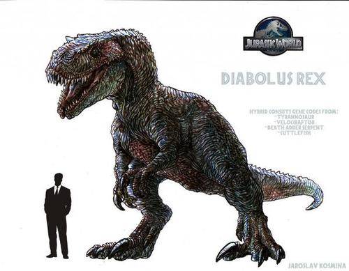 Filtrada imagen del D-Rex de Jurassic World