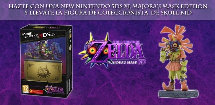 La figura de de Skull Kid gratis con New Nintendo 3DS XL Majora’s Mask Edition