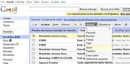 España y el envío de spam