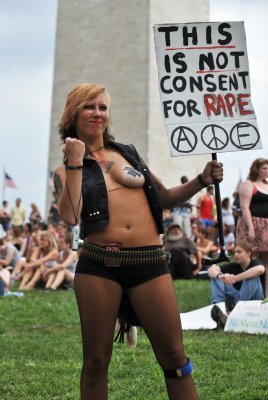 Washington tomado ayer por prostitutas para clamar contra la violencia sexual