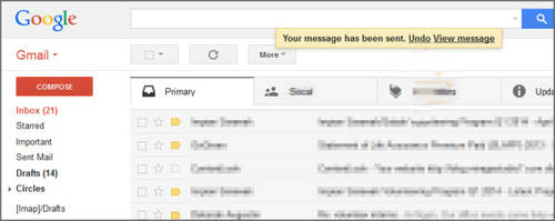 Gmail permite ya anular envios de correos
