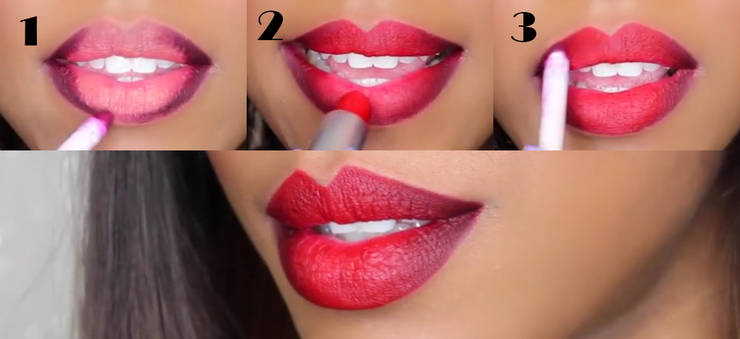 Consigue unos labios Ombré