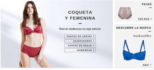 Las rebajas apenas llegan a la ropa interior