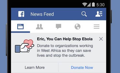 Facebook estrena botón solidario