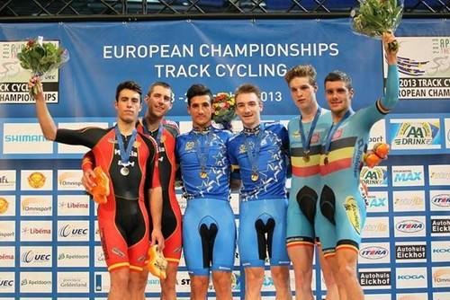 España logra siete medallas en la Copa de Europa de Ciclismo en Pista