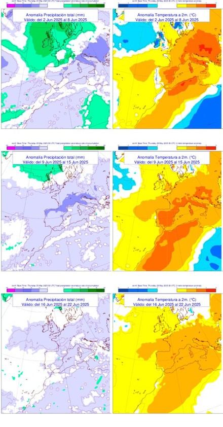 Pronóstico del tiempo: Calor intenso previsto en España del 2 al 22 de junio de 2025