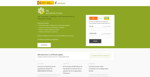 La pagina web de las pensiones triunfa