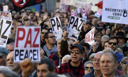 La manifestación No en mi nombre se queda corta