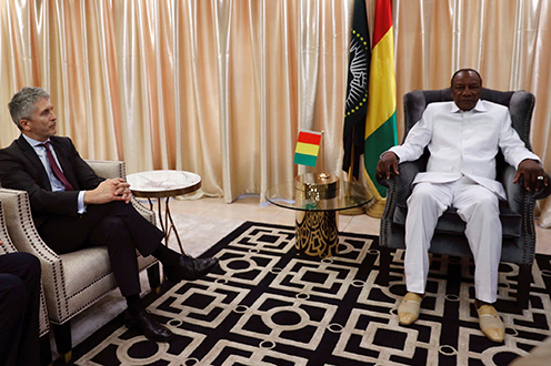Grande-Marlaska propone que España acoja la celebración de la primera comisión mixta de Interior hispano-guineana