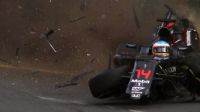 Fernando Alonso se cae de Bahréin