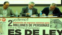 Los sindicatos ya tienen las firmas necesarias para pedir la renta básica