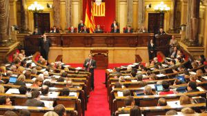 Pleno monográfico del 155 en el Parlament