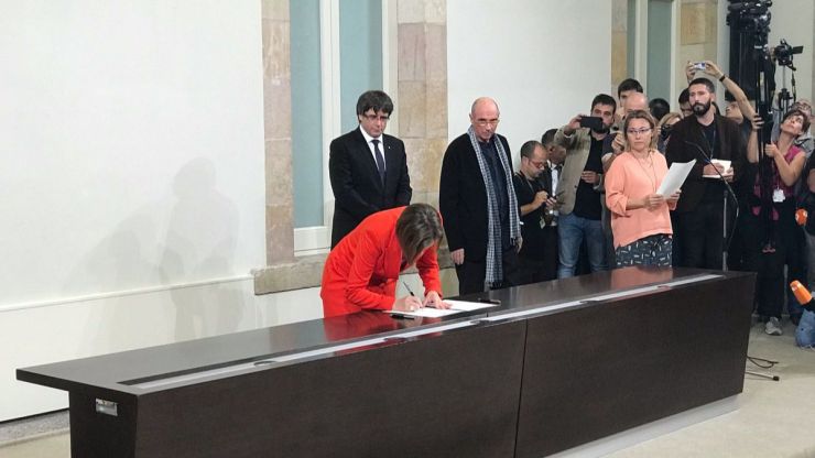 Forcadell declara durante dos horas y cuarto para evitar la cárcel